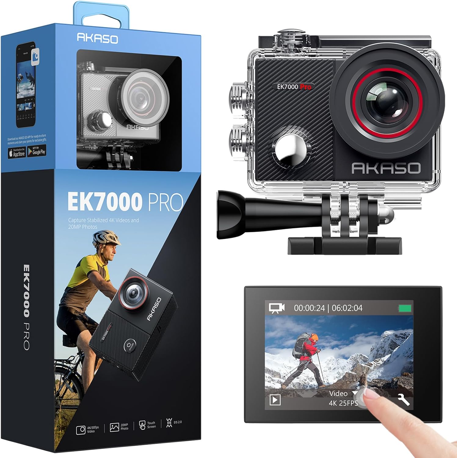AKASO EK7000 Pro 4K Action Camera: Your Adventure Companion
