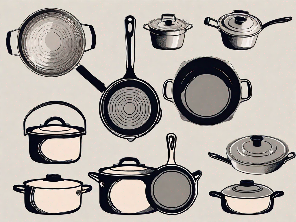 What types of pots and pans are fundamental for various cooking techniques?