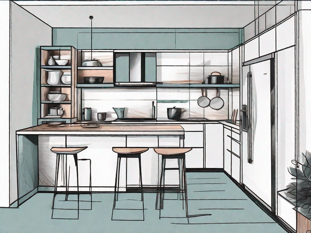 Are there modular kitchen designs tailored for limited spaces?