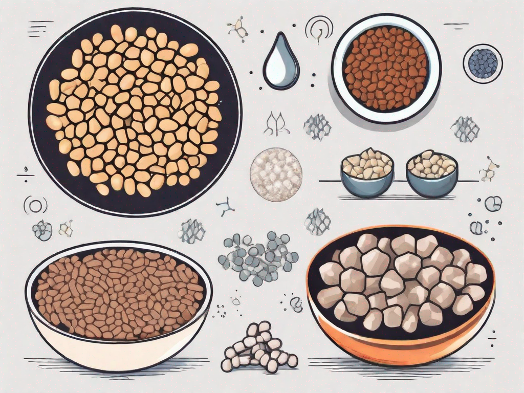 How does the nutritional content differ between wet and dry food?