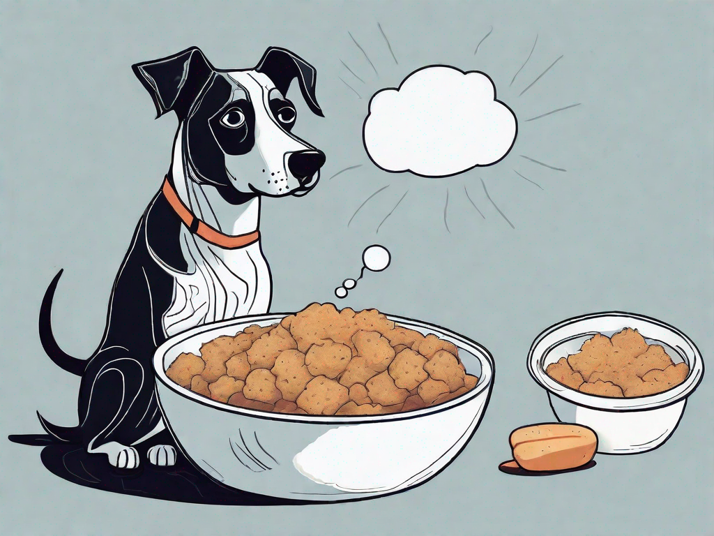How should I respond if my dog refuses the new food?