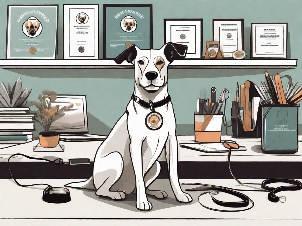 Are there certifications I should look for in a dog trainer?