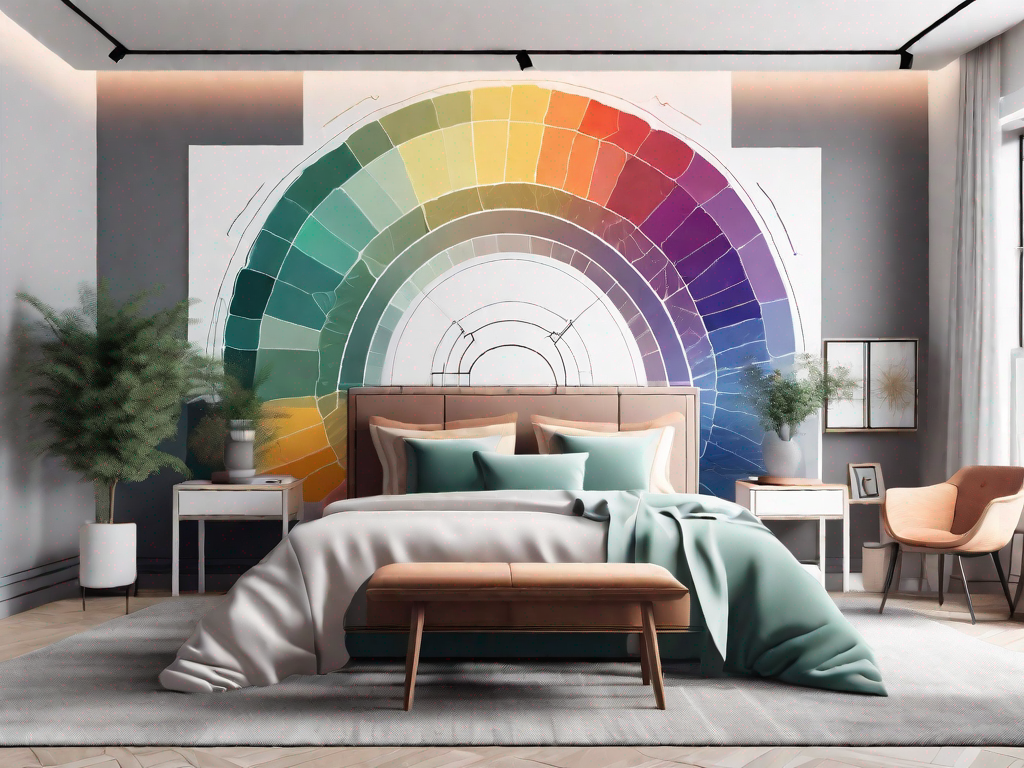 Are there online tools or apps to help visualize colors in my space?