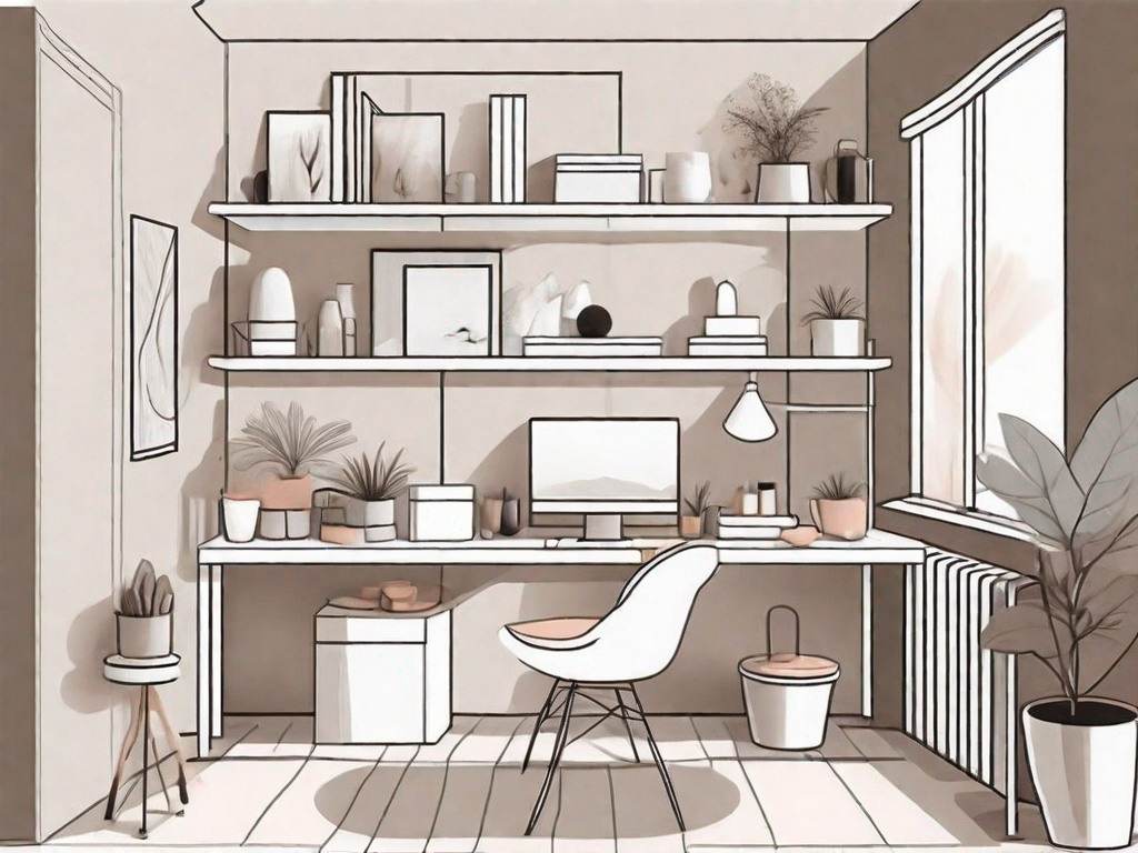 How do I avoid making a small space look cluttered?