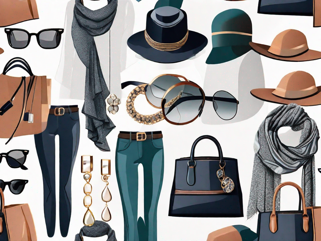 How do accessories and accent pieces contribute to updating a look?