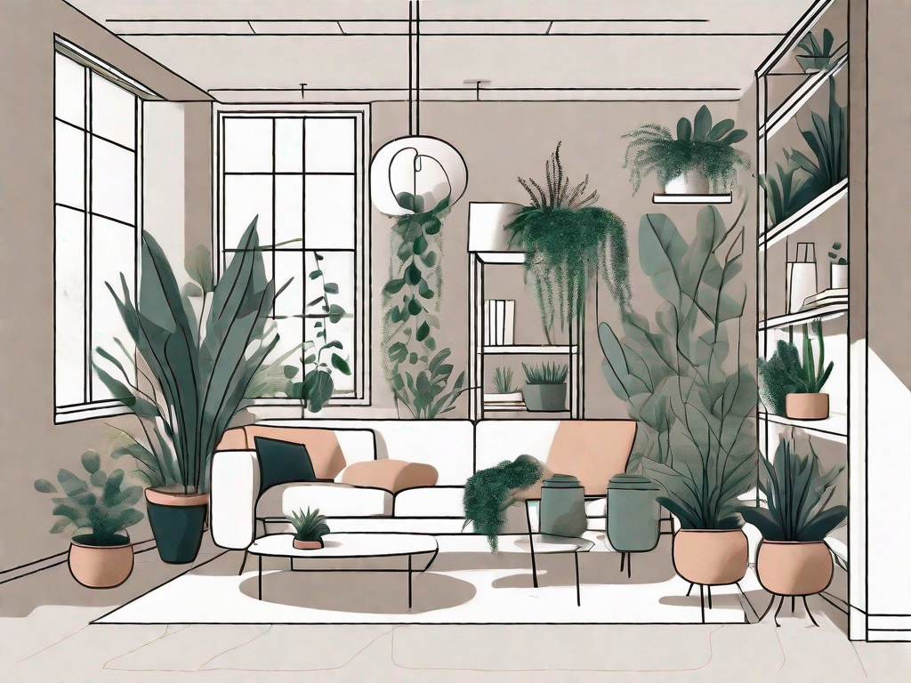 How can I use plants or greenery for quick decor updates?