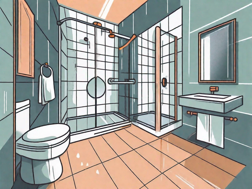 What changes can be made in the bathroom to prevent falls?