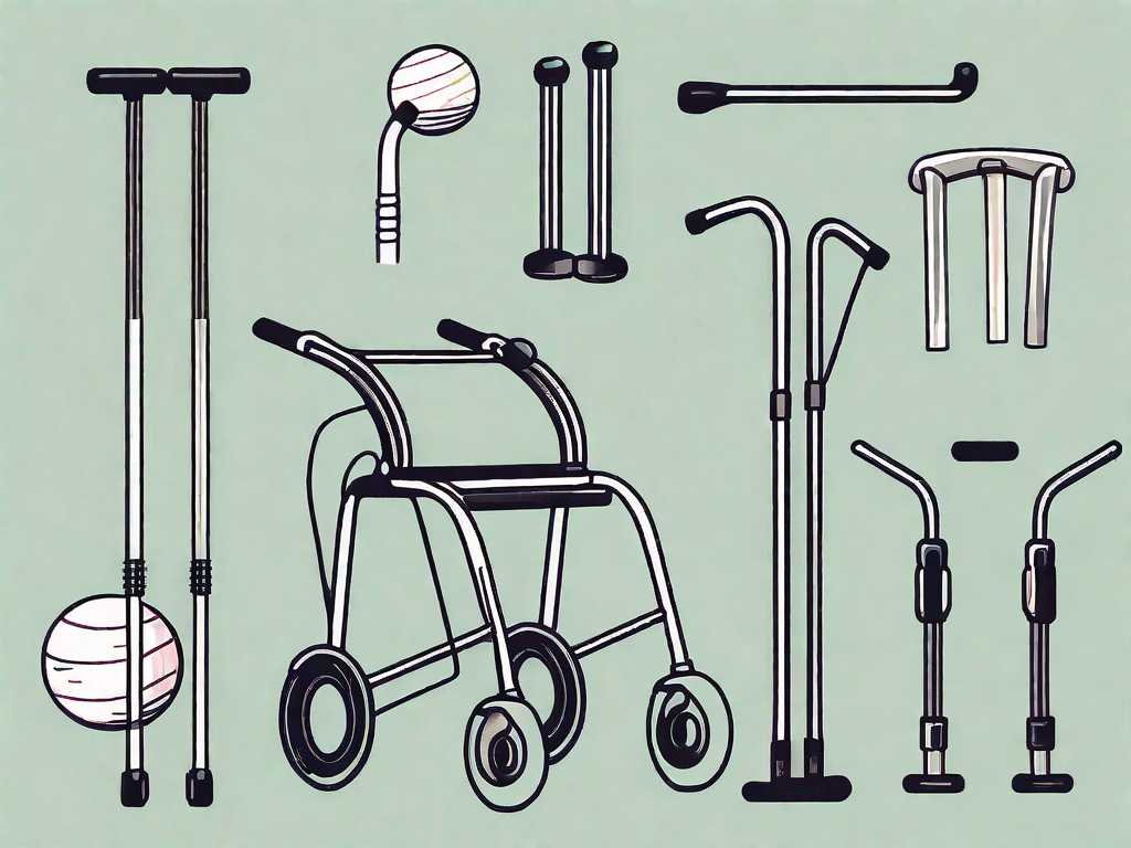 Can physical therapy help in learning to use a walking aid?