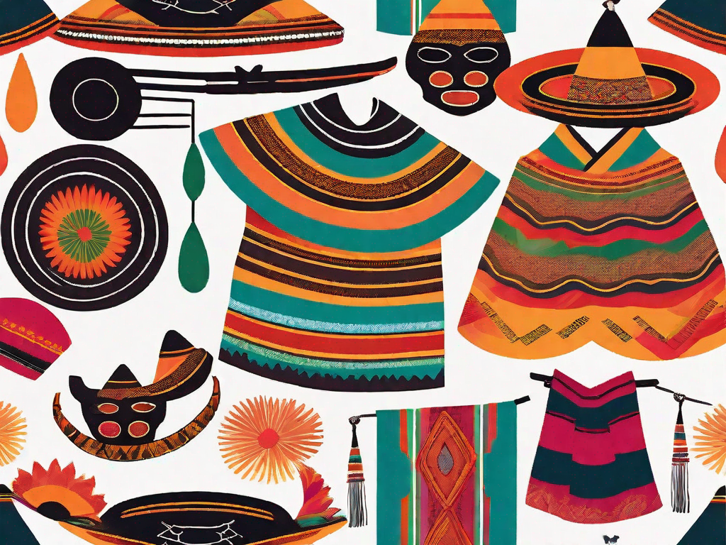 How can I use textiles or artifacts to introduce international elements?