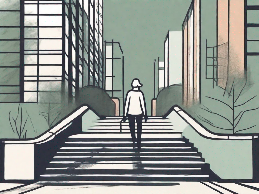 How do I manage stairs and obstacles with a walking aid?