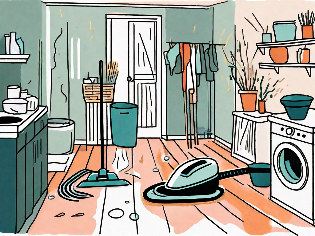 What strategies help manage household chores with chronic pain?